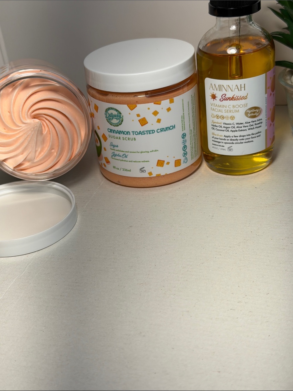 #23 Aminnah Body Bundle 
Organic, Vegan, Cruelty Free 
Women Owned Business